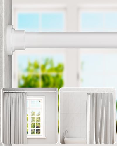 ALLZONE Shower Curtain Rod Tension No Drill, 42-83...