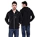 PROSmart Chaqueta Calefactable para Hombre Chaqueta Impermeable con Batería De 12v (M)