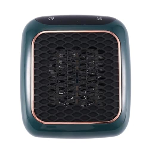 Calentador De Espacio Pequeño, Ahorro De Enchufe De Pared, Calentador De Habitación, Estufa De Calefacción, Ventilador Cálido FáCil De Usar(GREEN)