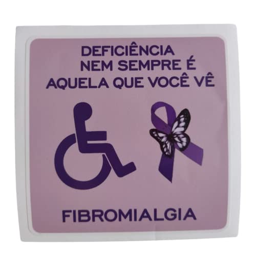 Cordão de Identificação Fibromialgia + Adesivo