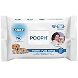 POOPH® Pure Wipes™ – 100 Count Pack – Gentle, Fast Odor-Elimination – NO Fragrances, NO Harsh Chemicals – Cleans Paws, Butt, Ears, Face, Fur – Perfect for Cars, Crates, All Surfaces