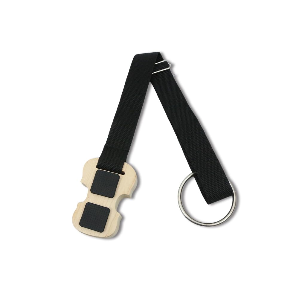 ModouString 1pcs Cello Bass Anti-Slip Mat, Wooden Pad Stop Stopper with Adjustable Strap