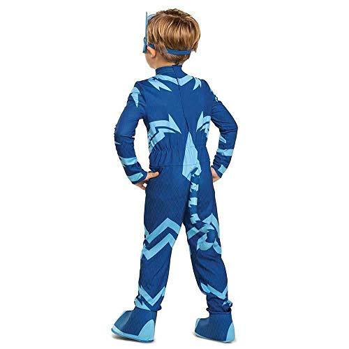 Disguise Pj Masks Catboy Costume, Deluxe Kids Light Up Jumpsuit Outfit And Character Mask, Toddler Size Extra Large (7-8) Blue #TOP2