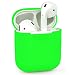 Produktbild USSJ Airpods Schutzhülle-Airpods Silikon Case Skin Hülle Tasche und Silikonhülle Stoßfeste Schutzhülle für Apple AirPods Ladekoffer (Gras Grün)