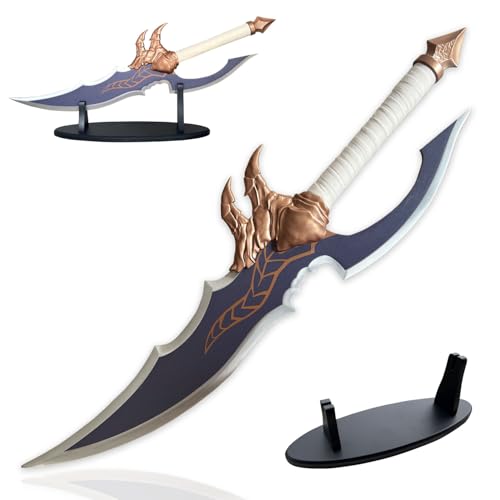 23.6 Anime Sword Kasakas Knight Killer Sword Cosplay Props Metal with Display Stand