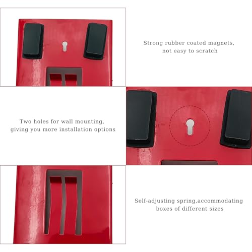 Dispensador Magnético para Guantes Rojo miniatura 3