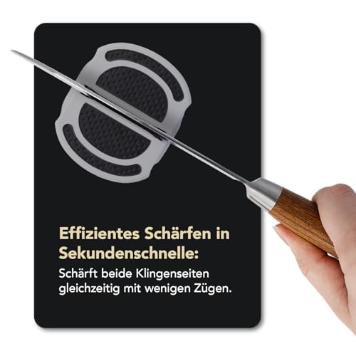DMT Simple Sharp Diamant Messerschärfer | Messerschleifer für rasiermesserscharfe Klingen mit...