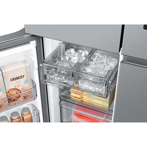 Samsung Réfrigérateur 4 Portes Family Hub AI, Avec AI Vision Inside, Wifi+AI Energy Mode, Centre de Boissons, Dos Métallique, 636 L