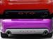 2004-06 PONTIAC GTO Rear Bumper Valence Vinyl Inserts Decals Letters - 38 Colors to choose from (Color :: Red)