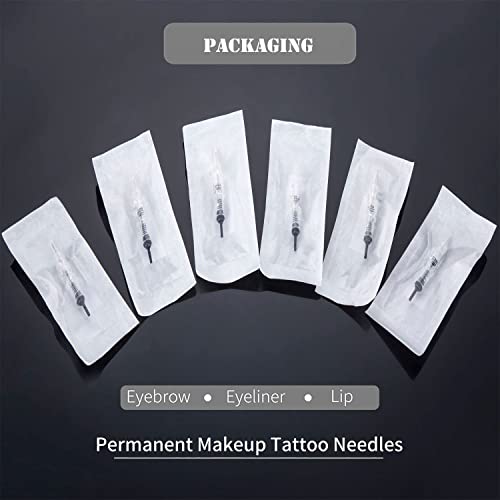 20Pcs Permanent Tattoo Needles For Tattoo Needle Machine Pen Tattoo Cartridge Needle Microblading Supplies Eyebrow Eyeliner Lip Liner For Tattoo Kits -1Rl 0.35… #TOP4