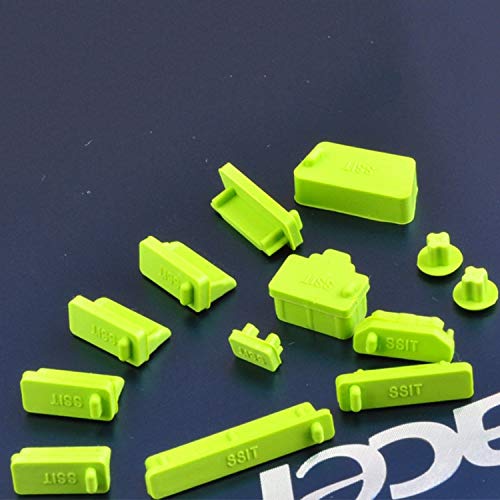 Andoer 13 unidades/conjunto de silicone antipoeira tampa tampa tampa laptop tampa poeira plug notebo
