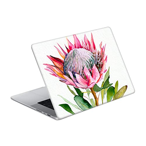 Skin MacBook Pro 14 A2442 Mai Autumn Protea autocollant vinyle fleurs