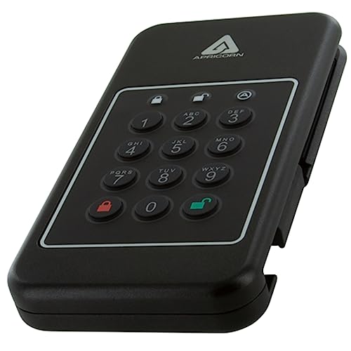 Image of Apricorn 1TB Aegis NVX - Ultra High Speed NVMe 10Gbps USB Type C Hardware-Encrypted Drive (ANVX-1TB)
