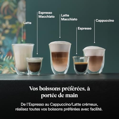 De'Longhi Dedica Style EC685.M, Machine à Expresso avec Buse à Mousse de Lait Professionnelle, Seulement 15 cm de Large, Réservoir de 1 L, Boîtier en Métal, Compatible avec les Dosettes E.S.E, Métal - Image 4