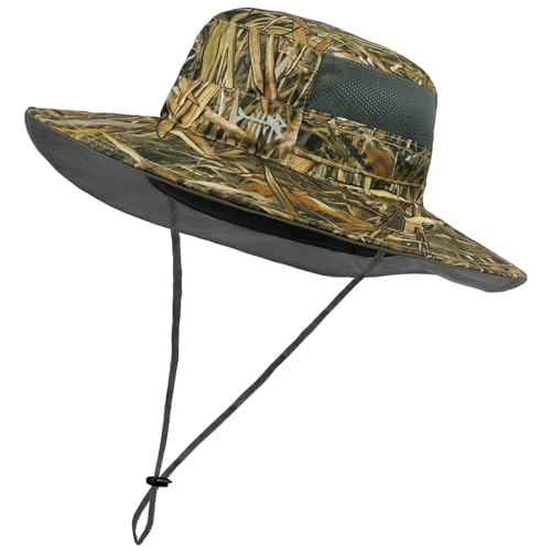 Image of BASSDASH UPF 50+ Sun Fishing Hat Water Resistant with Detachable Neck Flap