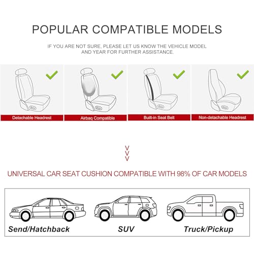 Image of BOPUOVRE Car Seat Cover for Luxury & Comfort PU Leather