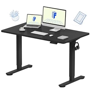 FLEXISPOT EN1 One-Piece Standing Desk, Electric Adjustable with 4 Memory Pr...