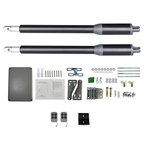 Automatic Gate Opener Electric Door Opener Electric Driveway Home Garden Gate Opening System Heavy Duty Door Openers with Remote Control Tools 650Lbs 24V