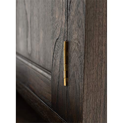 NovaSolo Halifax Mindi Wood Wardrobe in Black Wash