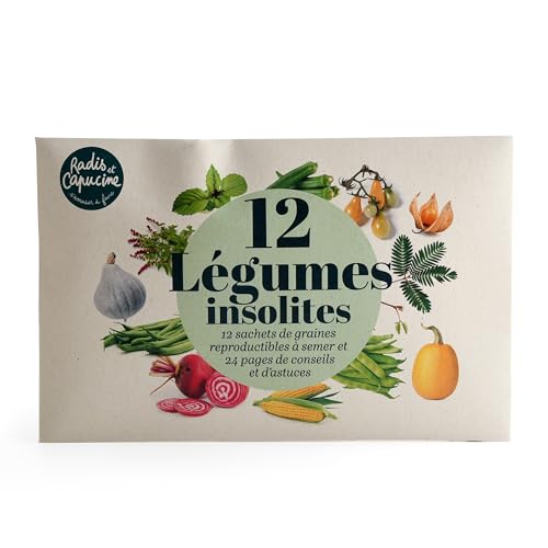 Radis et Capucine - Enveloppe 12 sachets - Légumes insolites à semer