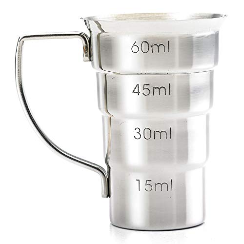 Barfly M37108 Drink Jigger, 2 Oz, Stainless W/Handle #TOP1
