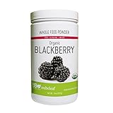 Nubeleaf Blackberry Powder - Non-GMO, Gluten-Free, Raw, Organic, Vegan Source of Essential Vitamins & Minerals - Single-Ingredient Nutrient Rich Superfood for Cooking, Baking, Smoothies (14 oz Jar)