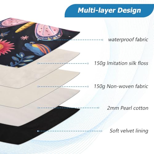 Funda para Laptop 13-14 pulgadas con Diseño de Mariposas miniatura 4