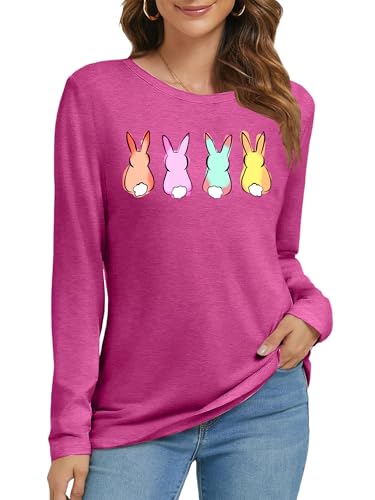 Image of Ithalt Easter Shirts for Women He is Risen Tshirt Easter Christian T-Shirt Jesus Lover Short Sleeve Tops