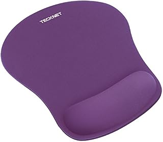 TECKNET Office Mouse Pad, Mouse Pad Gel With Wrist Support, Anti-Slip Mice Mat Comfort Rubber Base For Laptop PC