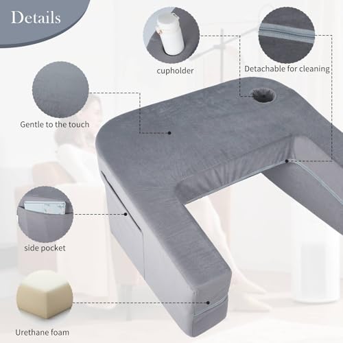 Gaming-Kissen für Lap-Desk stabil,Gaming sitzen im Bett, weiche Lap-Desk-Kissen für Erwachsene, gemütliche Lounge Lap-Kissen, Lap-Kissen zum Lesen