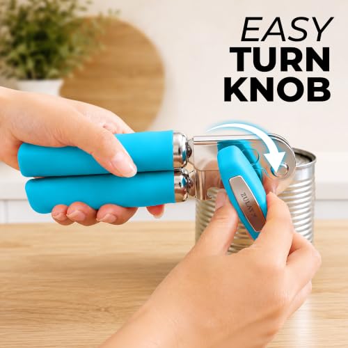 Image of Zulay Kitchen Stainless Steel Swing Open Manual Can Opener Comfortable Grip