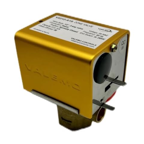 CASE of (12) V2212-A1S Motorized Zone Valve, 2-way, 1/2" Sweat, 24 VAC with End Switch (12 per Case) Cover