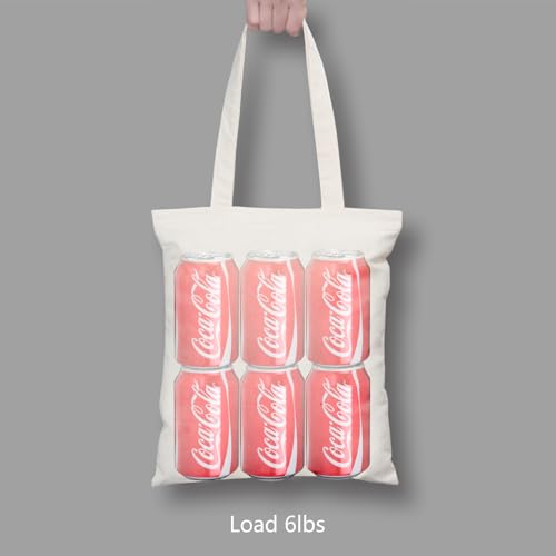TOPDesign 10-Pack Cotton Tote Bags