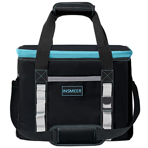 INSMEER Coolers E Bolsas Térmicas Para Acampamento, 25 Litros/ 32 Can (Preto)