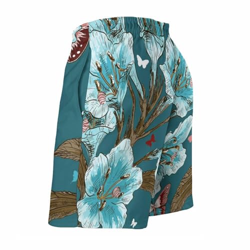 Shorts de bain homme grande taille confortable avec cordon - 5