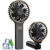 Rintea Ventilatore Portatile, 4000 mAh Mini Ventilatore Portatile, Ventilatore USB Ricaricabile con...