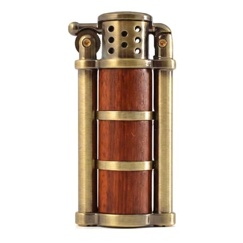 Encendedor Vintage Trench Rojo con Llama Suave miniatura 1