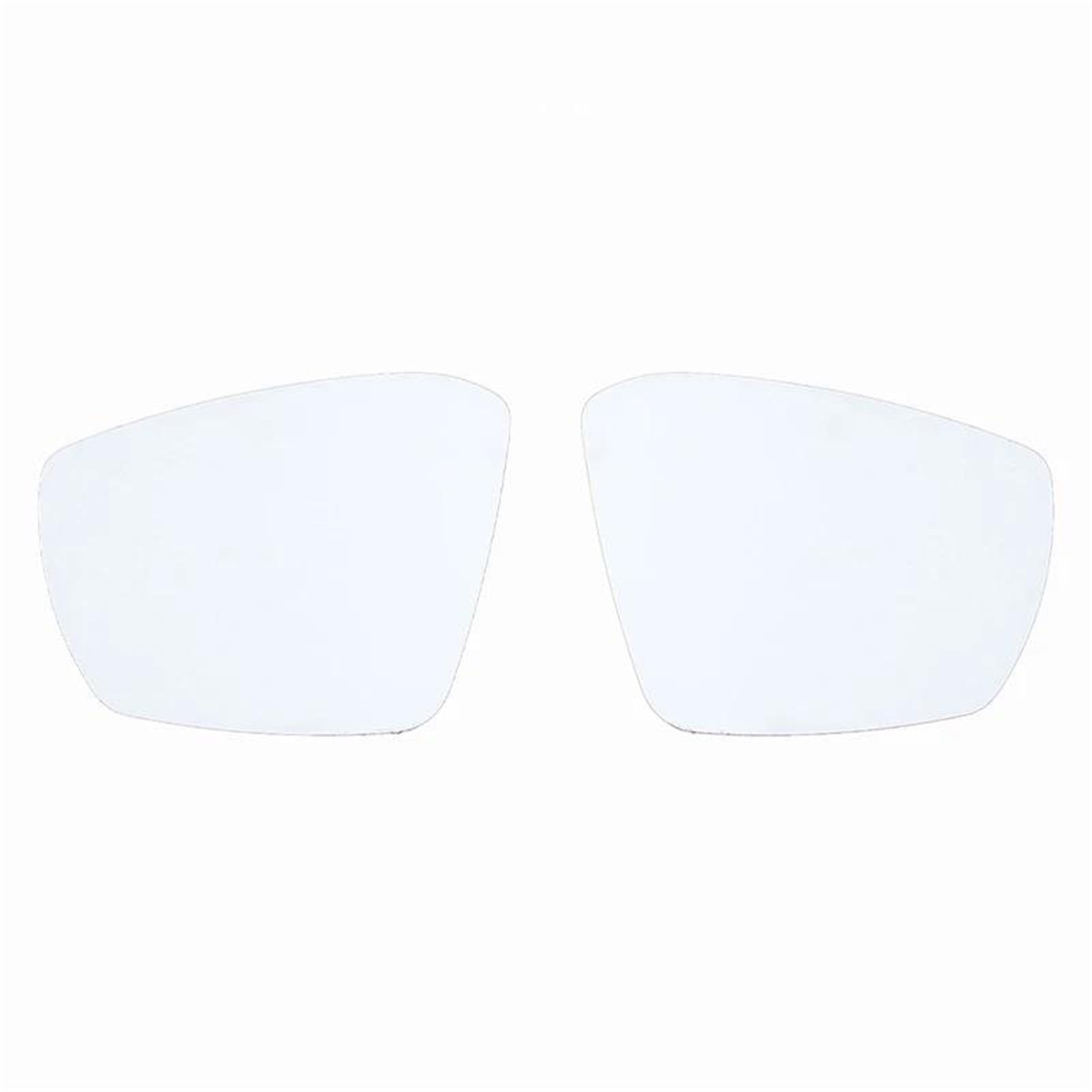 Lentilles rétroviseurs latéraux voiture Octavia 2016 miroir dégivrant 1pair
