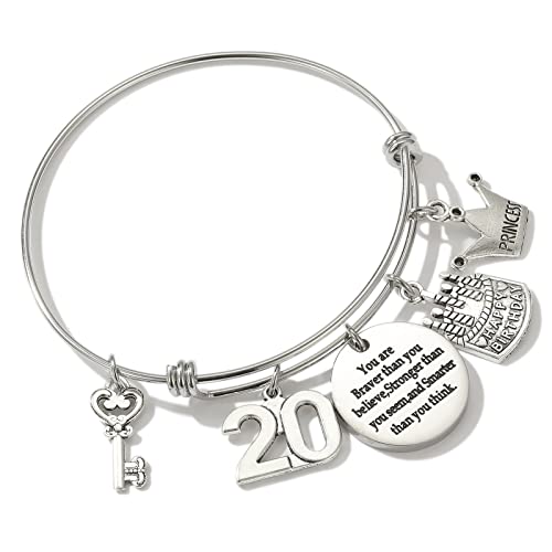 Image of Silver /14k Gold Plated Birthday Bracelet, Natural Healing Crystal Bracelet Gifts for Her Birthday for Daughter Granddaughter Friends Mom Grandma Sister