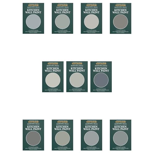 Rust-Oleum Kitchen Wall Paint in Matt Finish – Dusky Greys Tester Box