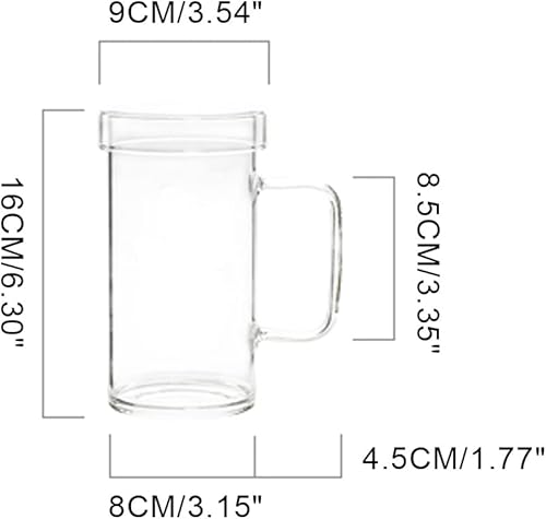 Miniatura 9 de Ochine Juego de jarras de agua de cabecera con vaso, juego de vidrio, jarra de agua de noche, jarra de agua de escritorio, jarra de noche, jarra y