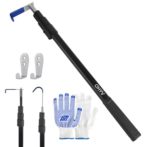 OHYV 6FT Truck Cargo Grabber Telescoping Truck Bed Retriever Tool Multi-Use Truck Bed Tool Truck Accessori Extendable Reaching Tool Suited for Pickup Trucks SUVs Trailers RVs Boats Garages or Homes