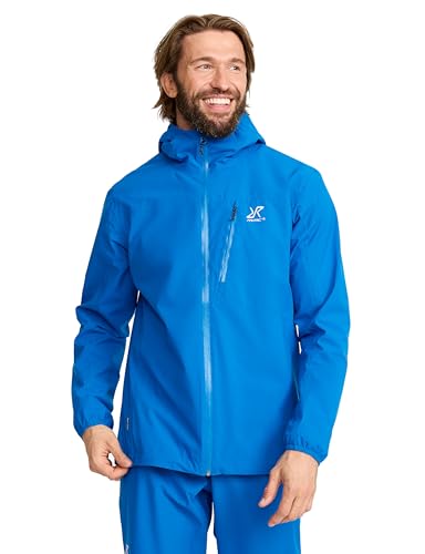 RevolutionRace Vector 2L Jacket Herr, Vattentät och Vindtät Regnjacka för Vandring, Imperial Blue, L
