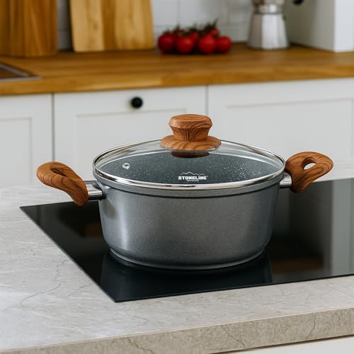 Couvercle de poêle 30 cm STONELINE pour éviter les projections de cuisson