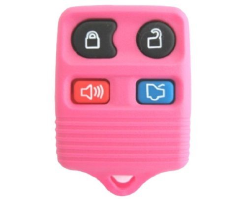 For Ford 4 Button New Keyless Entry key remote Fob case shell Pink No Chips Inside