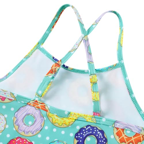 Image of Girls Swimsuit One-piece Bikini Set Two Sets Matching Bathing Suits 2-6T Adjustable Strap Summer Beach