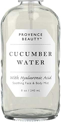 BEAUTE DE PROVENCE | Face & Body Mist Spray - Soothing Cucumber Water With Moisturizing Hyaluronic Acid | Instant Soothing, Cooling, Conditioning | 8 FL OZ
