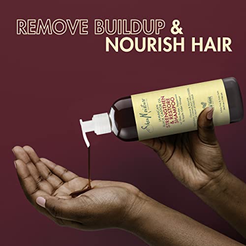 Shea Moisture Shampoo And Conditioner Set (24 Fl Oz Ea), Shea Moisture Jamaican Black Castor Oil Curly Hair Products, Shea Butter, Healthy Hair Growth, Shea Moisture Strengthen And Restore Set #TOP4