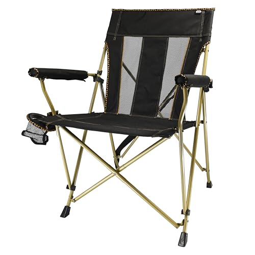 Equip Comfort Click XL Hard Arm Chair - Polímero Sólido - Negro y Dorado miniatura 3