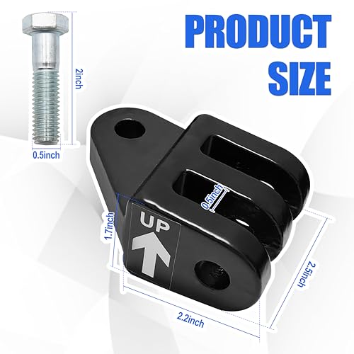 BX88154 Offset Triple Lug Kit Compatible with Blue Ox Apollo, Ascent, Avail, Alpha II Tow Bars and Others Motorhome-Mounted Tow Bar by MULAN - Image 2